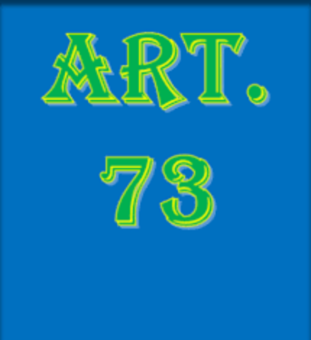 El Dictamen se Aprobó por Unanimidad Art. 73