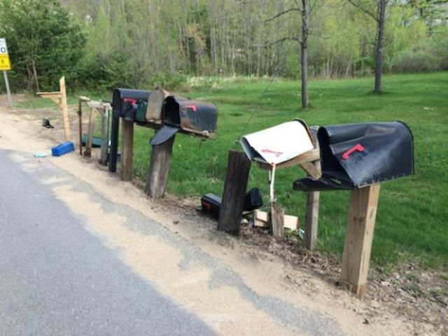 Smashed Mail Boxes