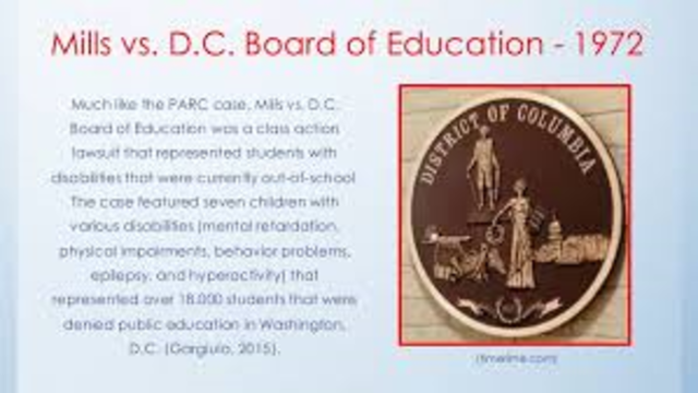 Mills v Board of Education