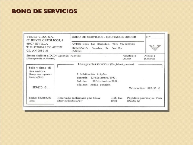 SE INVENTA EL BONO-VOUCHER