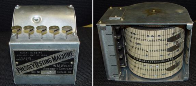 Sydney Pressey's Teaching Machine