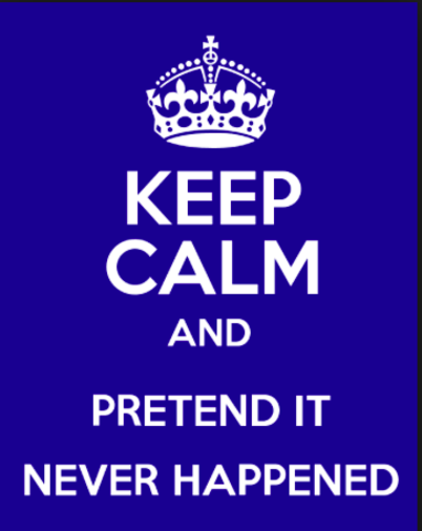 It Never Happened...