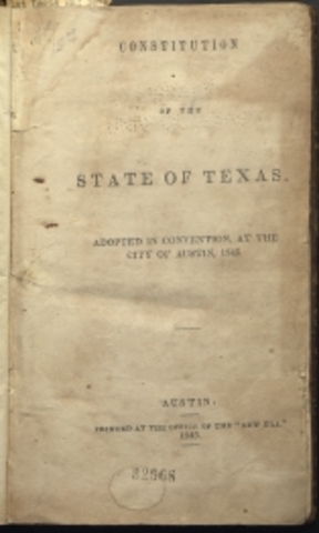 Constitution of 1845