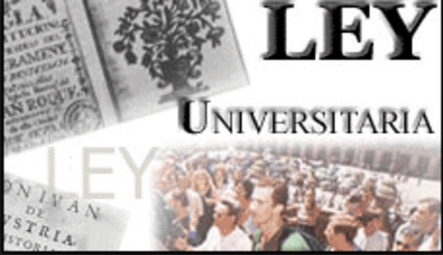 Ley de Universidades - Instituciones Autónomas y Democráticas