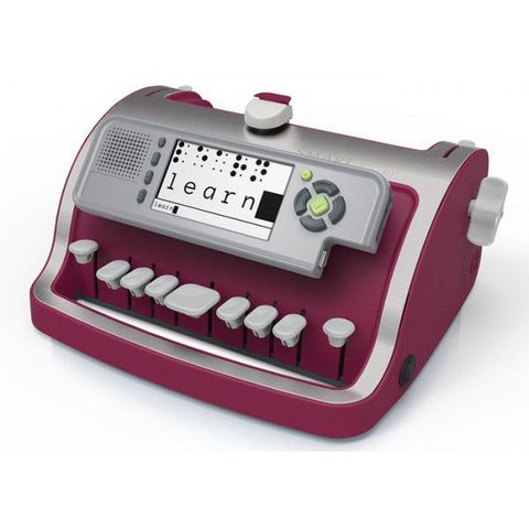 la primera maquina con braille