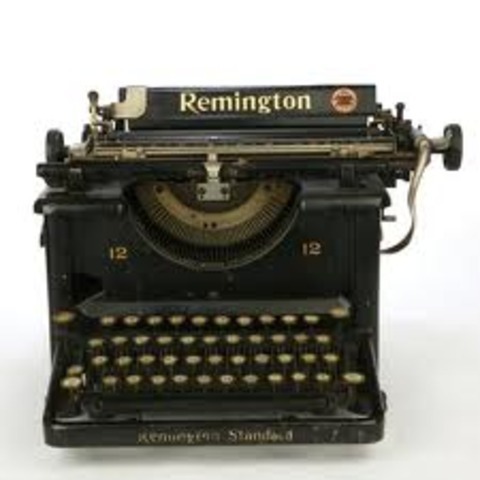 Maquina de escribir para siegos