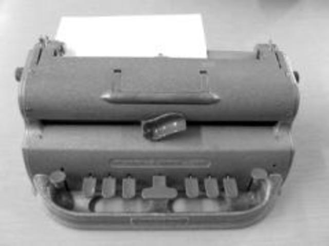 Maquina para personas ciegas