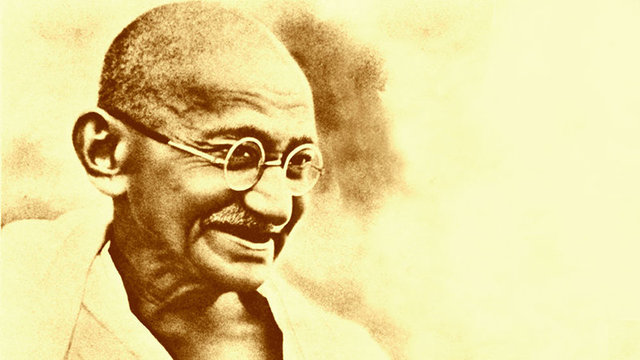 Mahatma Gandhi conduce la propuesta en la india