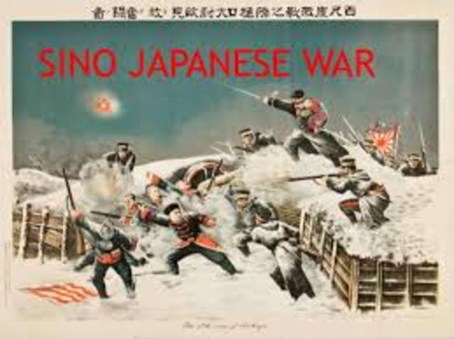 Sino-Japanese War ends