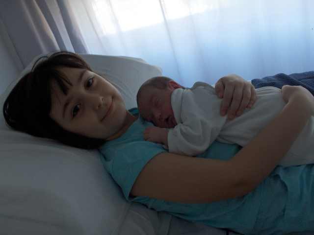 The birth of my brother