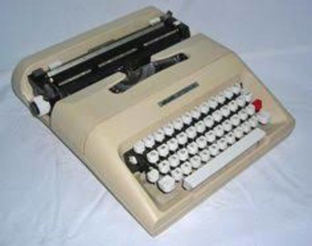 Las máquinas de escribir pequeñas y portátiles
