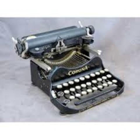 Las maquinas de escribir pequeñas