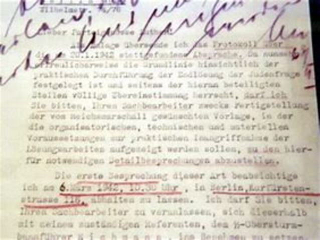 The Wannsee Conference and the " Final Solution "