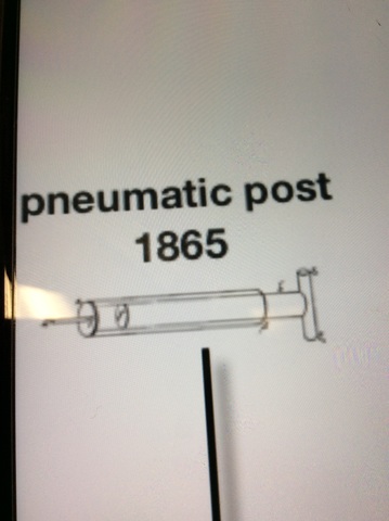 Pneumatic post