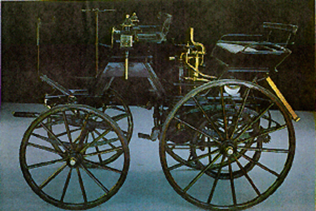 primer automovil con gasolina(1884)