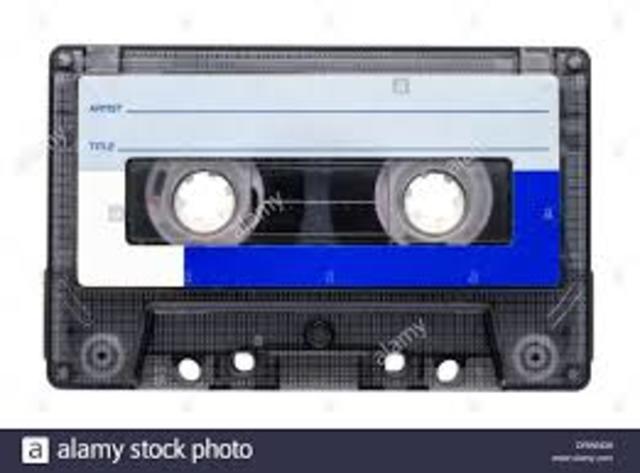 tape recording/made to replace flat disc