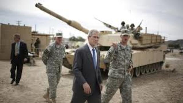 President Bush declares war against Iraq and start with an attempt to kill Saddam Hussein.