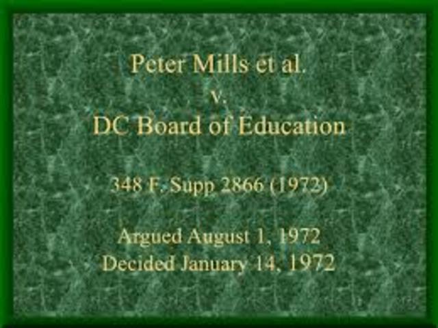 Mills v. The Board of Education