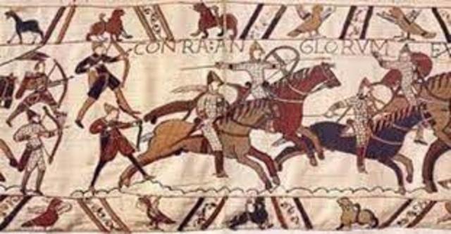 The Normans conquer England.