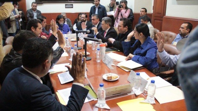 Reunión de la Comisión de Puntos Constitucionales del Senado de la República