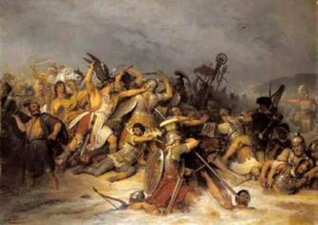 The indian gupta empire is destroyed by white huns