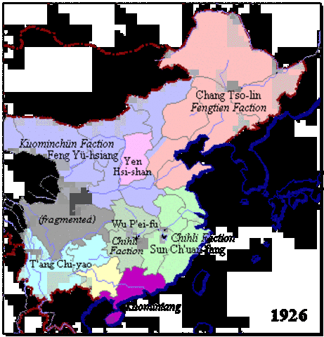 1920´s divided China