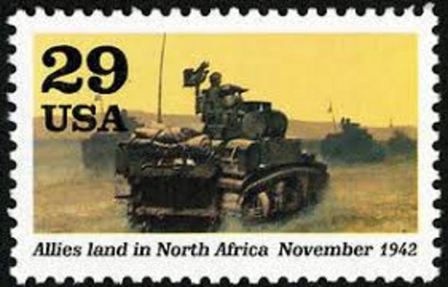 Allies Land in North Africa