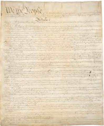 U.S Constitution Drafted