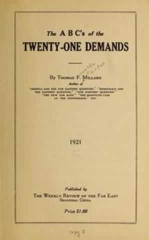 "Twenty One Demands"
