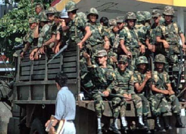 Los militares atacaban a más gente