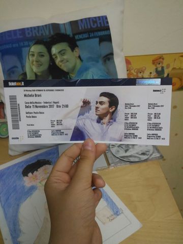 First "concert ticket"