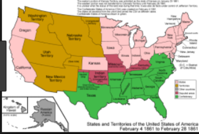 Confederate States of America are Formed