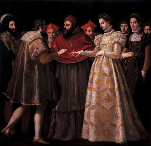 Matrimonio Caterina de' Medici - Enrico d'Orléan