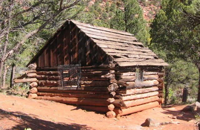 First log cabin