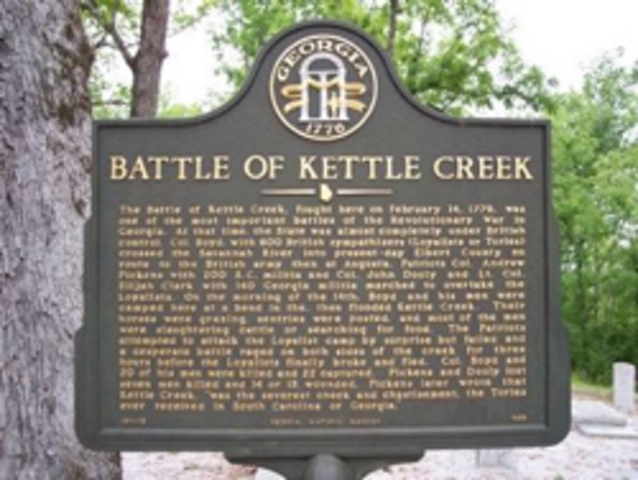 Battle Of Kettle Creek