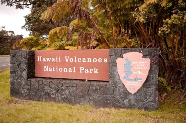 The volcano becomes a national park