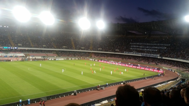 my first time at the soccer stadium