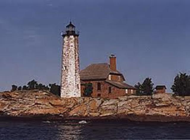 Isle Royale Light House built