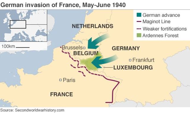 Nazi Invasion of France, Belgium, Luxembourg, and the Netherlands