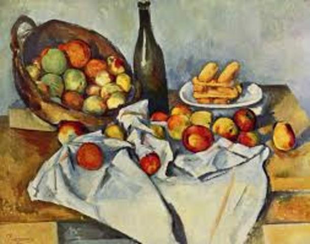 Cesto de Manzanas - Cezanne