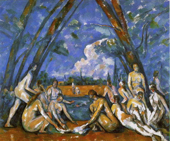 Las grandes bañistas - Cezanne