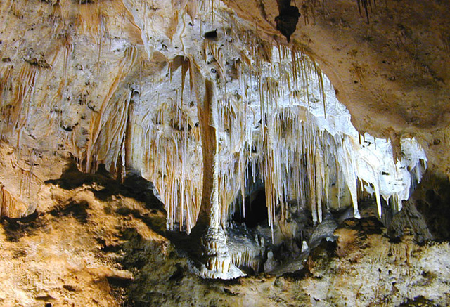 Caves began to form through geologic formations