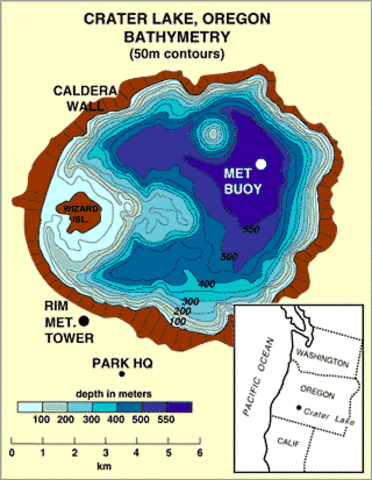 The Lakes Depth is Recorded