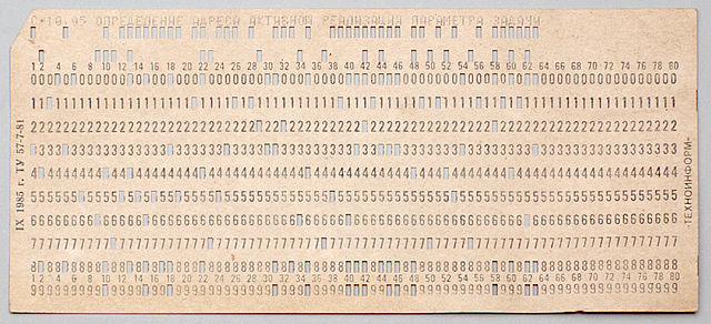 the punch card system