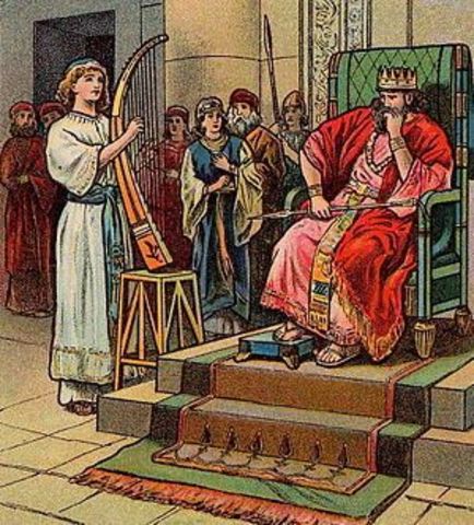 David toca para saúl