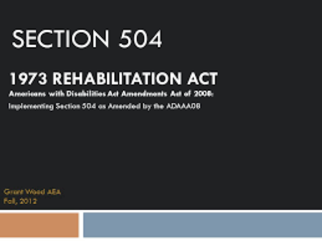 Rehabilitation Act of 1973