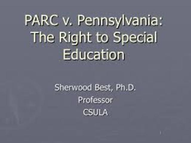 Mills v. Board of Education & PARC v. Pennsylvania