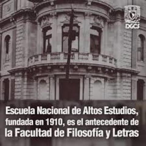 LEY CONSTITUTIVA DE LA ESCUELA DE ALTOS ESTUDIOS