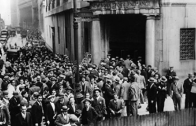Stock Market Crash "Black Tuesday"
