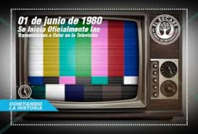 Introducción de la televisión a color al país